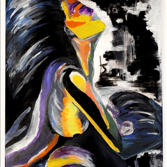 Big acrylic painting on canvas - Picture 4 of 6